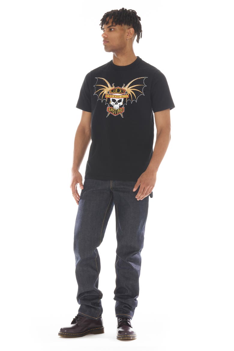 Be Weird Cotton Graphic T-Shirt, Alternate, color, BLACK