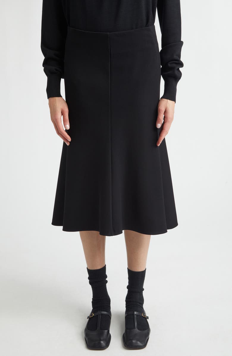 Jil Sander High Low Midi Skirt, Main, color, 