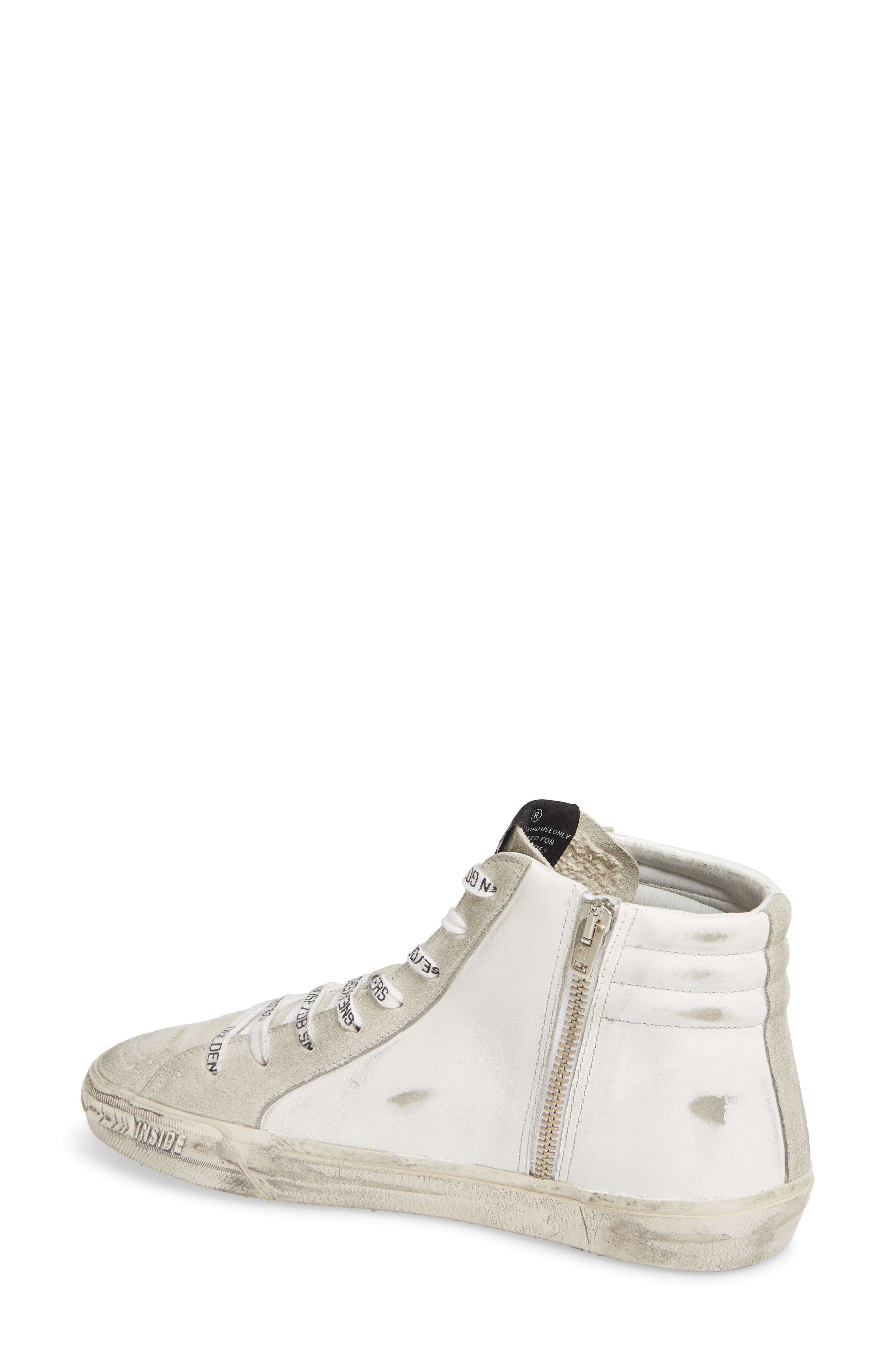 Golden Goose Slide High Top Platform Sneaker, Alternate, color, 