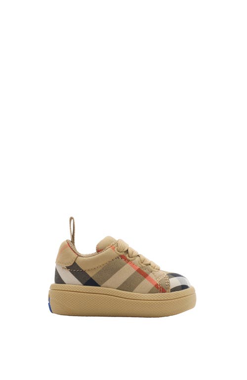 Burberry Cotton Check Sneakers In Multi