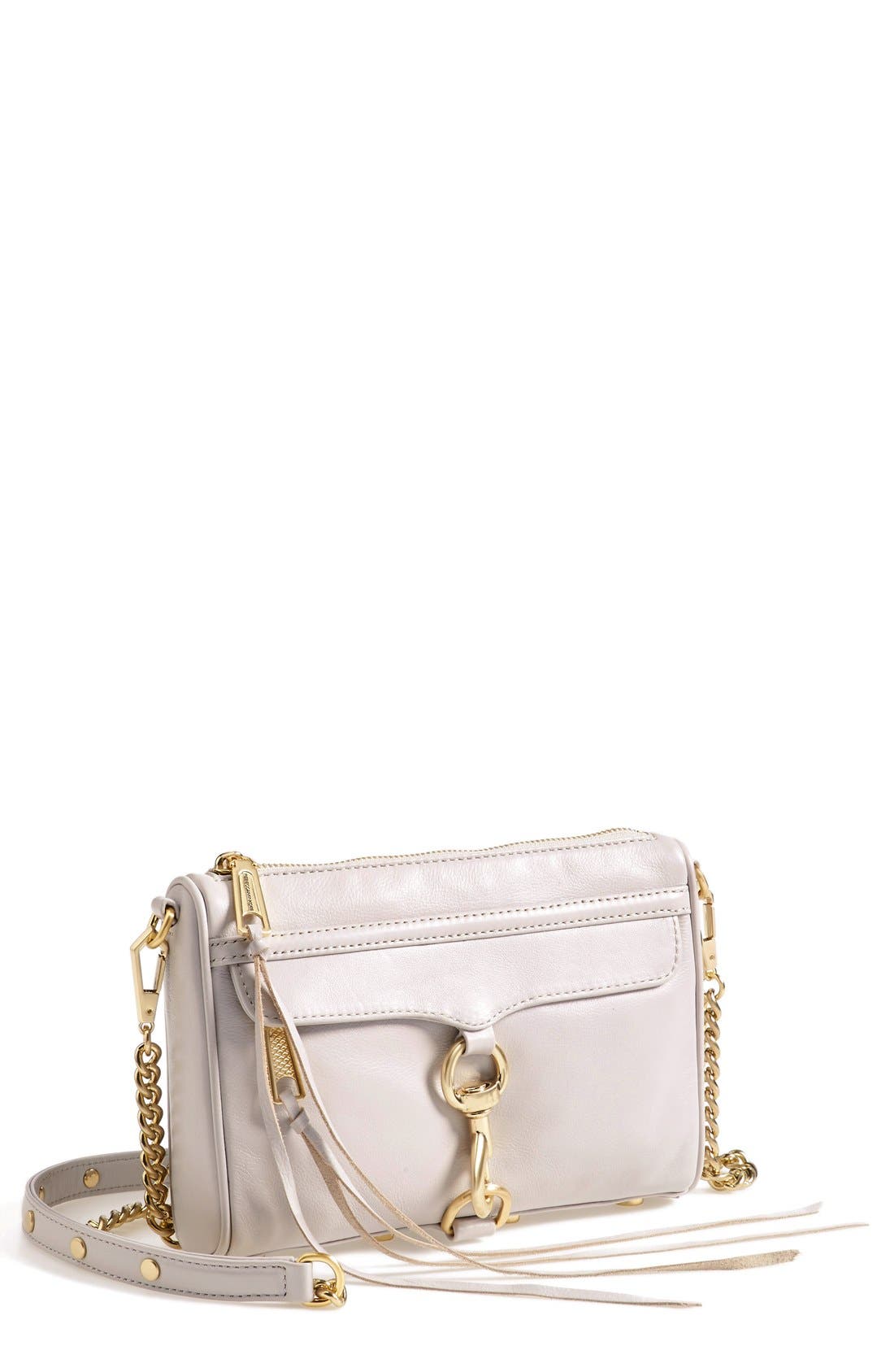 'Mini MAC' Convertible Crossbody Bag, Main, color, PUTTY/ BRUSHED GOLD