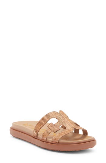 Sam Edelman Valeri Platform Slide Sandal In Cuoio