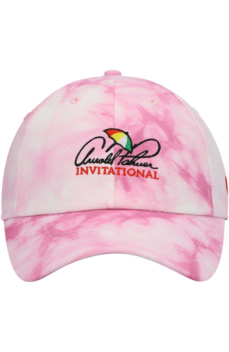 IMPERIAL Men's Imperial Pink Arnold Palmer Invitational Hullabaloo Tie-Dye Adjustable Hat, Alternate, color, Pink