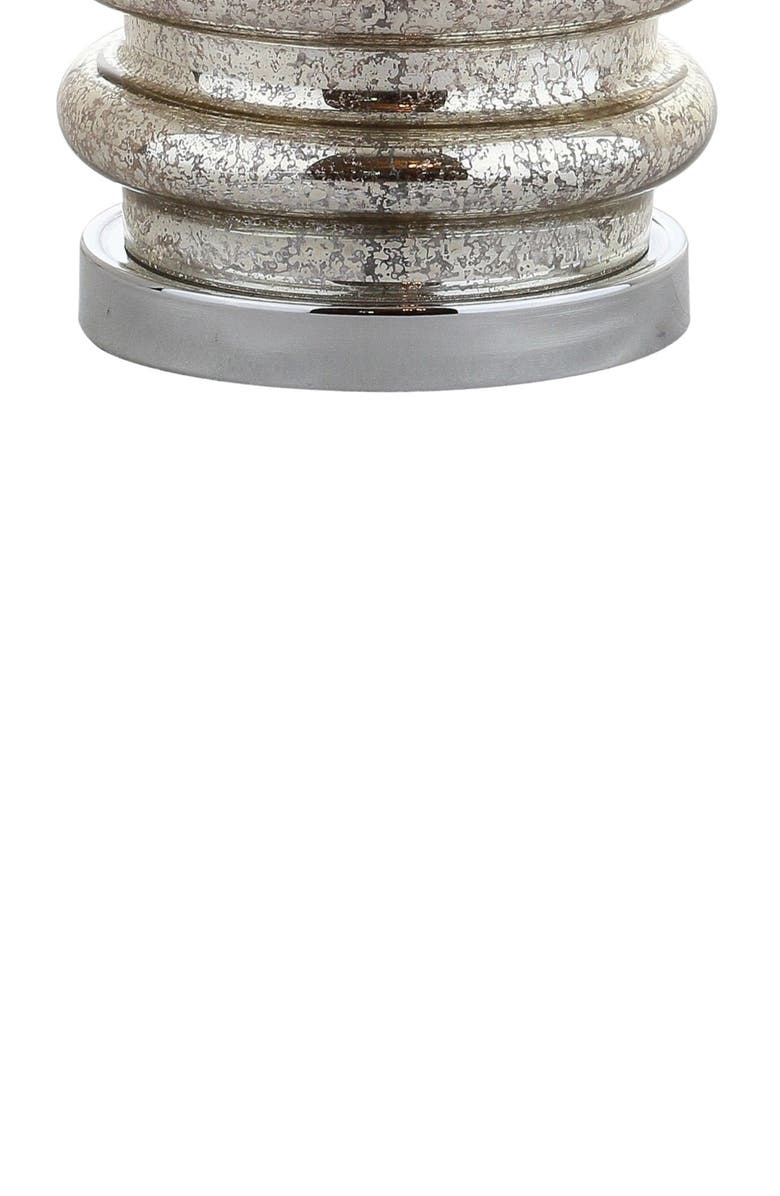 JONATHAN Y Allen 22.75" LED Glass Table Lamp, Mercury Silver, Alternate, color, 