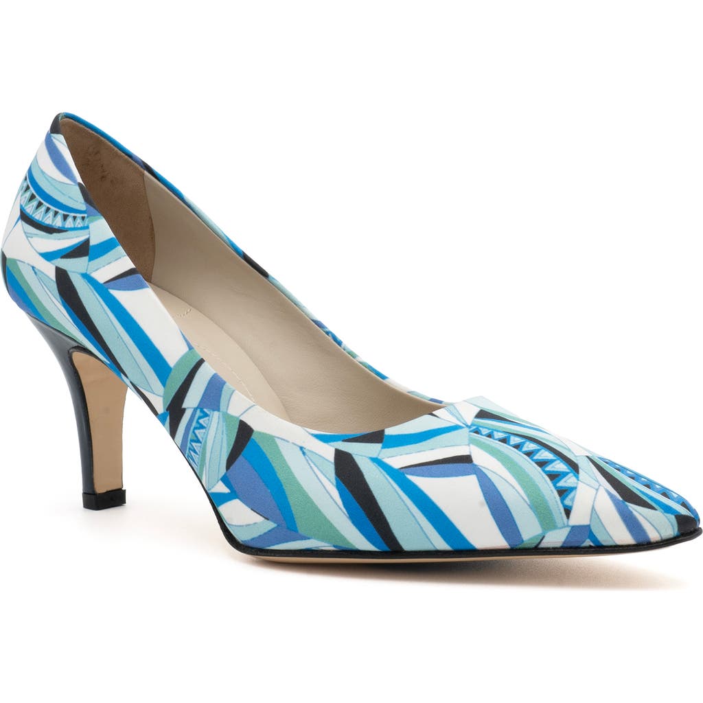 Amalfi By Rangoni Idea Pointed Toe Pump In Blue Alviria