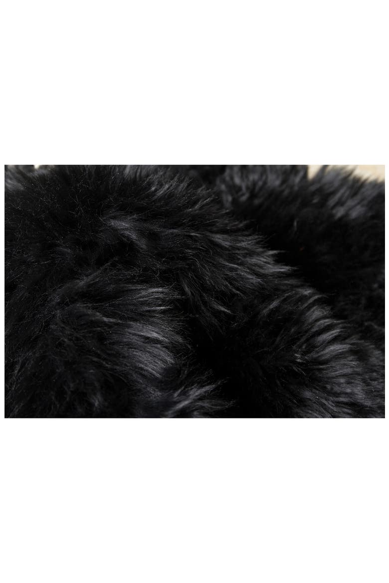 New Zealand Triple Sheepskin Throw, Alternate, color, BLACK