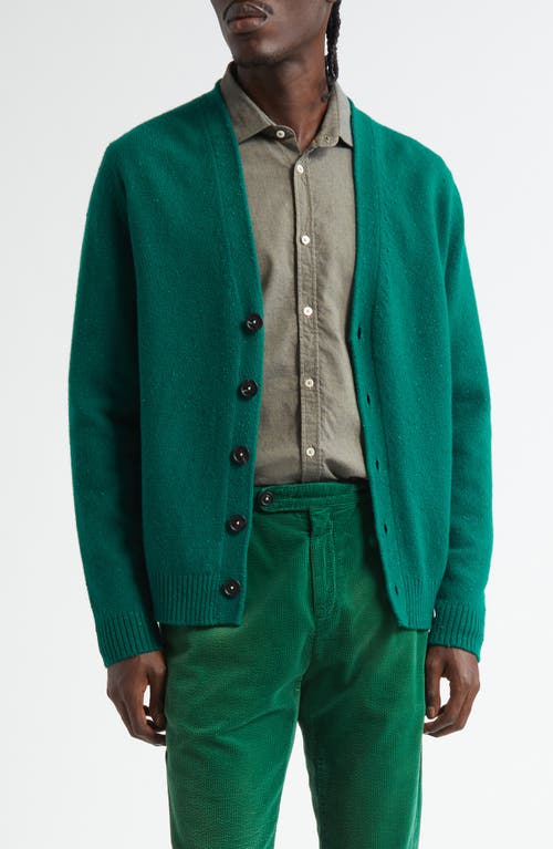 Massimo Alba Linus V-neck Cardigan In Green