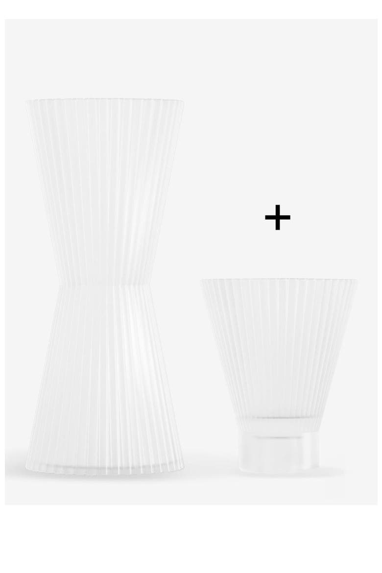 Decanter Drinkware Set, Alternate, color, Frosted