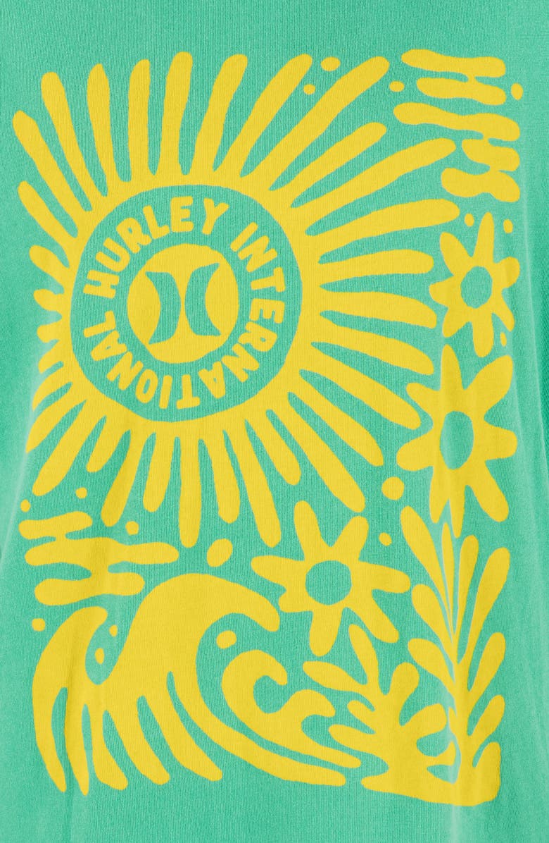 Hurley Harmony Graphic Boyfriend T-Shirt, Alternate, color, Spring Green