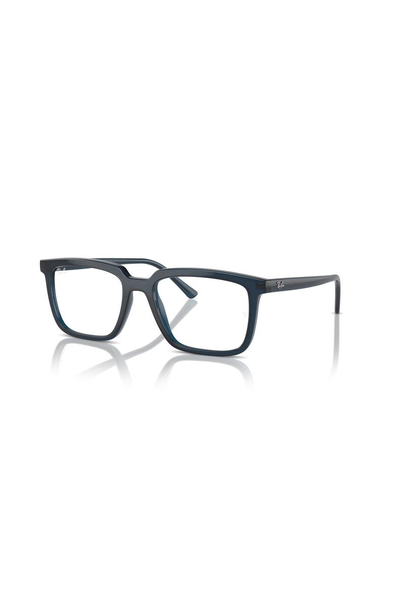 54mm Rectangle optical glasses, Main, color, Blue