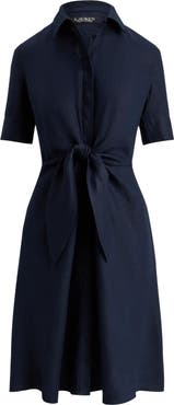 Lauren Ralph Lauren Wakana Linen Shirtdress