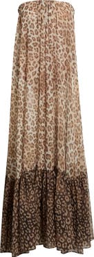 Ramy Brook Katrina Sheer Strapless Cover-Up Dress