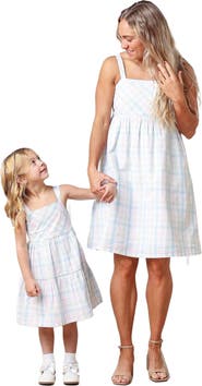 Hope & Henry Women's Organic Seersucker Sundress