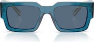Prada 54mm Rectangular Sunglasses