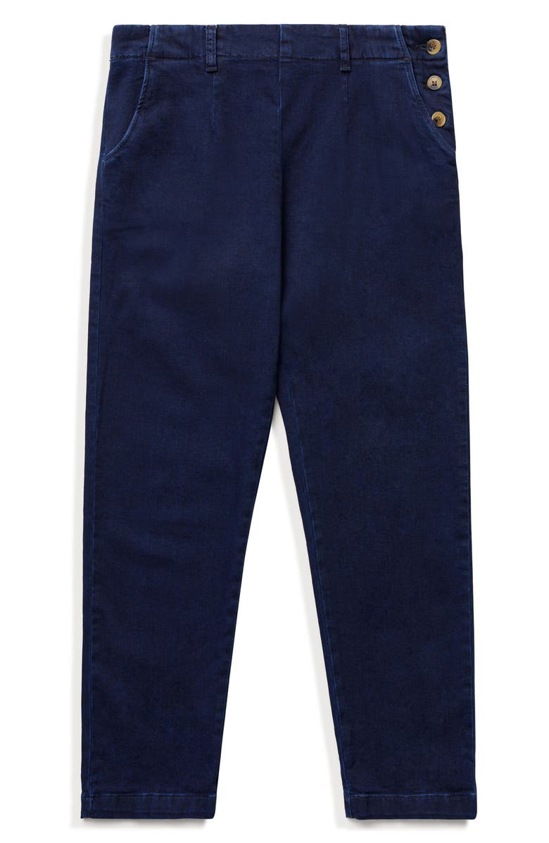 Seasalt Cornwall Waterdance Tapered Leg Pants, Alternate, color, Dark Indigo Wash