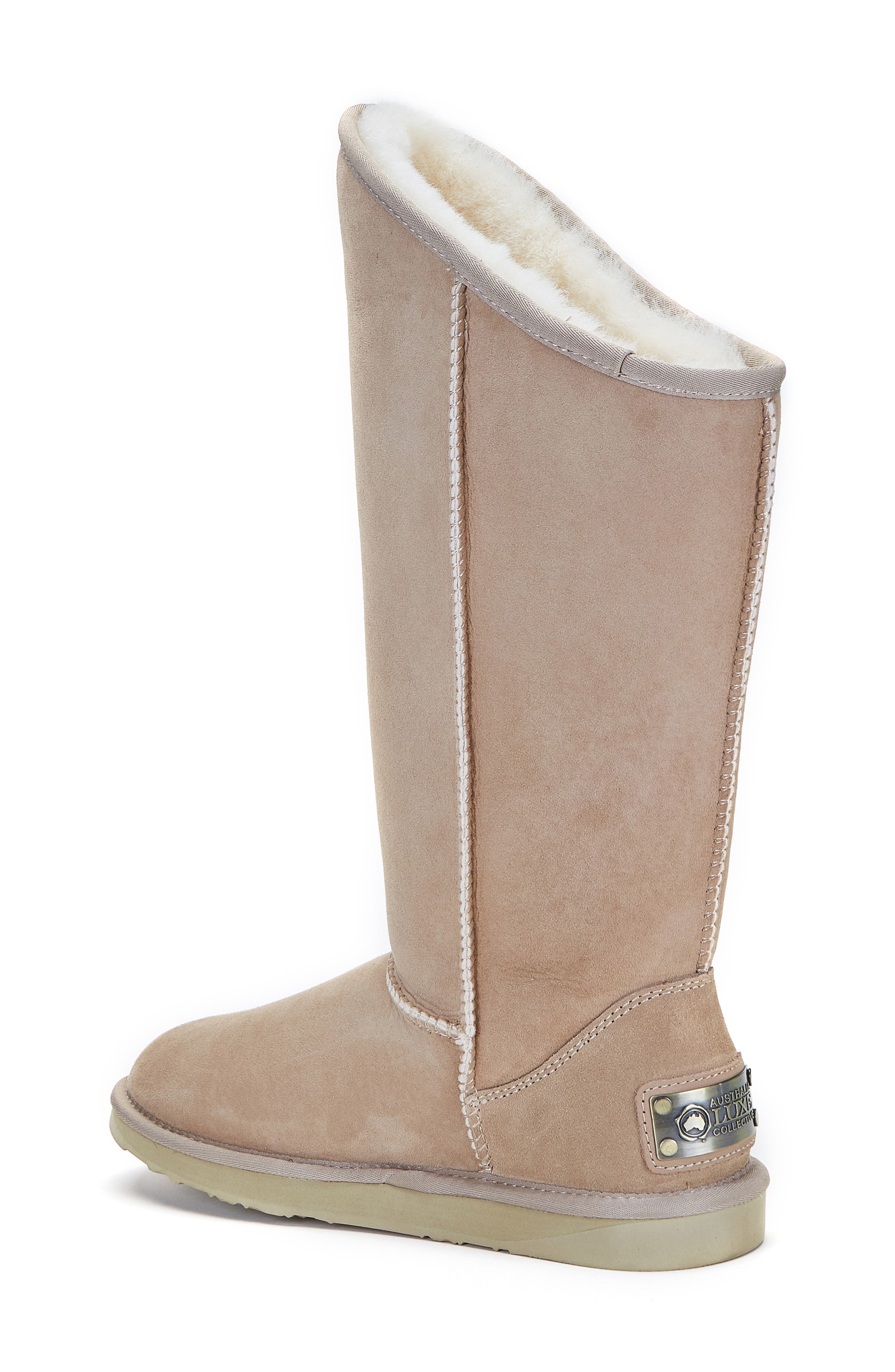 Australia Luxe Collective Cosy Genuine Shearling Tall Boot, Alternate, color, Sand