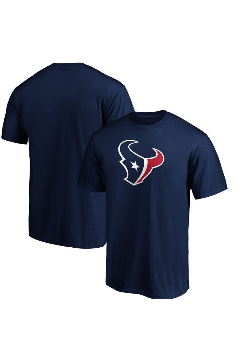 Men's Fanatics Branded Navy Houston Texans Big & Tall Primary Team Logo Long Sleeve T-Shirt, Main, color, Navy