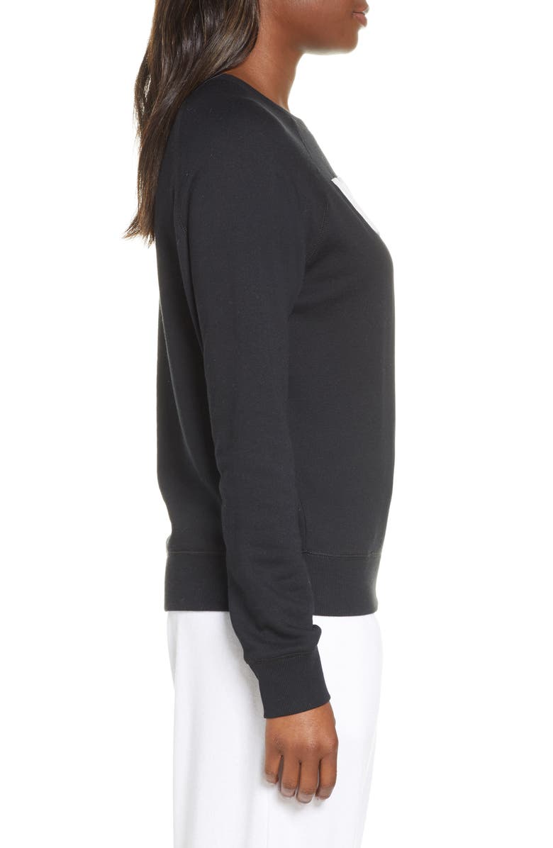 UGG<sup>®</sup> Fuzzy Logo Sweatshirt, Alternate, color,