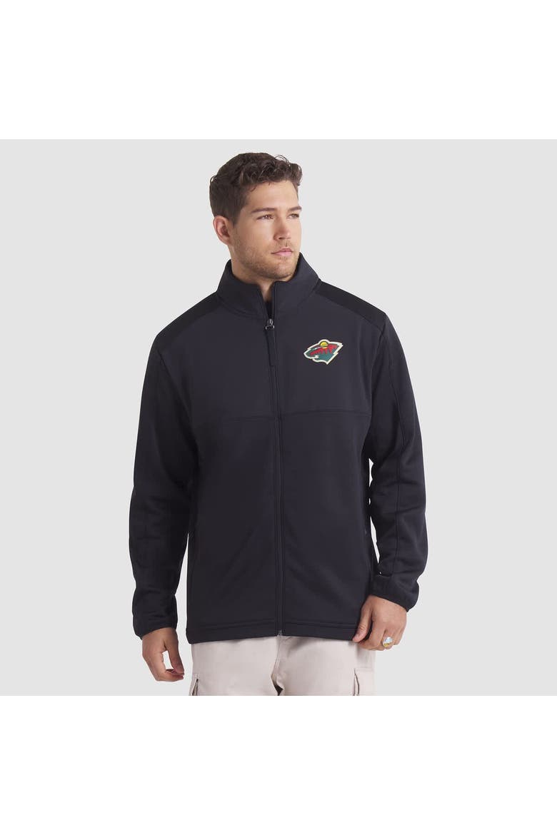 Men's Fanatics Black Minnesota Wild Authentic Pro Rink Full-Zip Jacket, Main, color, Black