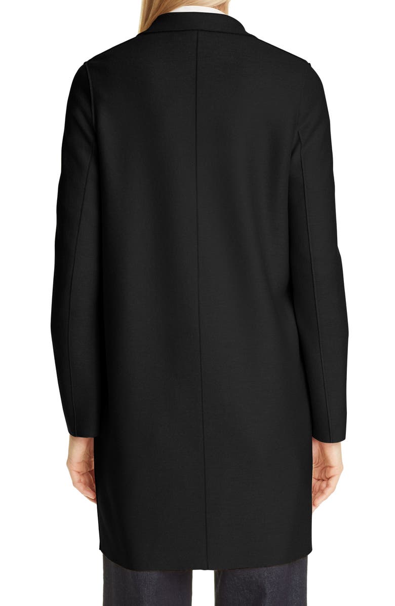 Harris Wharf London Pressed Wool Cocoon Coat, Alternate, color, 