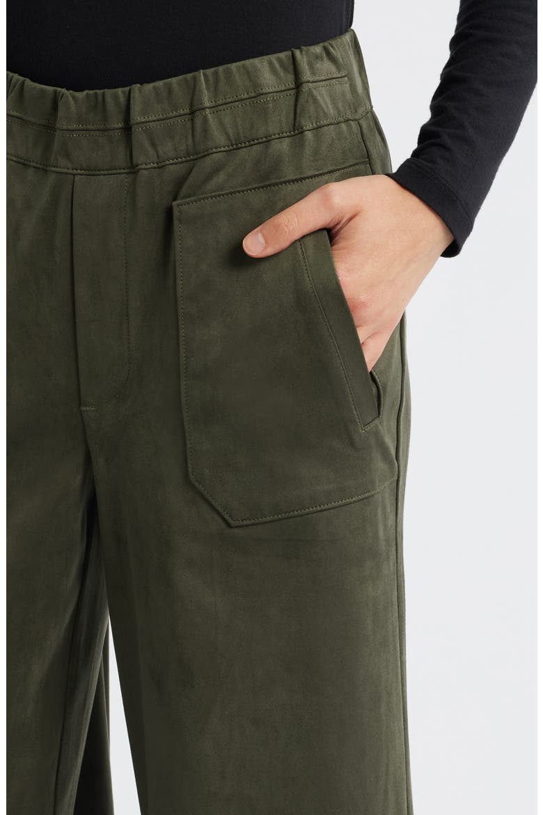 Skyrise Patch Pocket Wide Leg Pants, Alternate, color, LAUREL WREATH