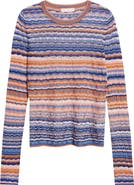 Ulla Johnson Lunaire Pointelle Stripe Knit Top
