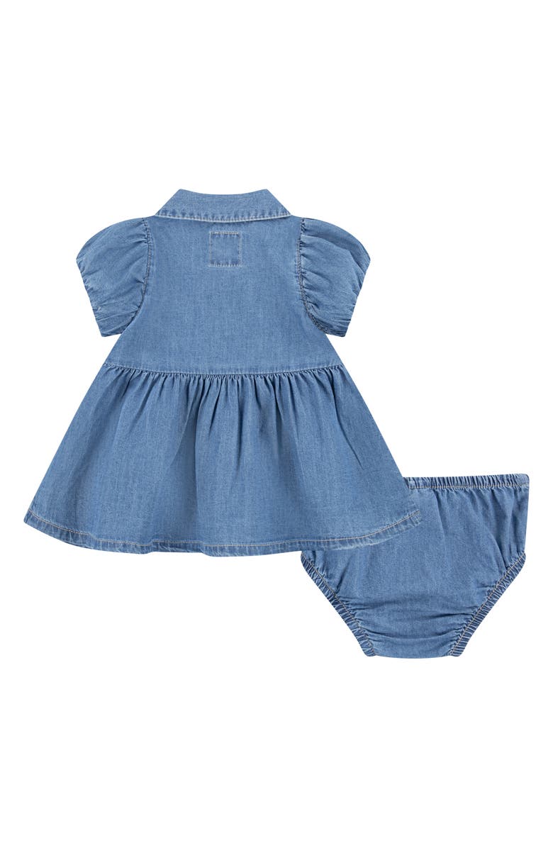 Levi's Kids' Bubble Sleeve Shirtdress & Bloomer Set, Alternate, color, Clean Medium