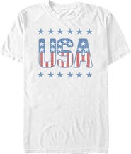 Lost Gods Men's Lost Gods USA Athletic Stars Graphic T-Shirt