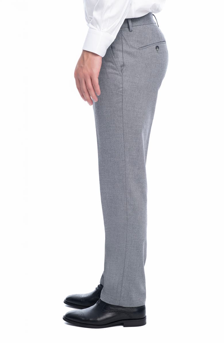 VELLAPAIS Aloda Straight Leg Pants, Alternate, color, Dark Grey