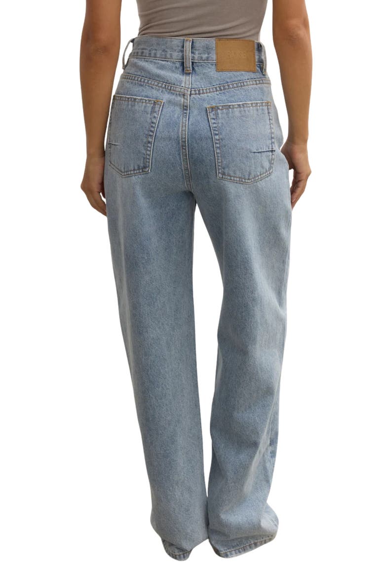 Vera High Waist Straight Leg Jeans, Alternate, color, ATLANTA