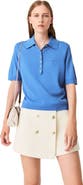maje Polo collar sweater