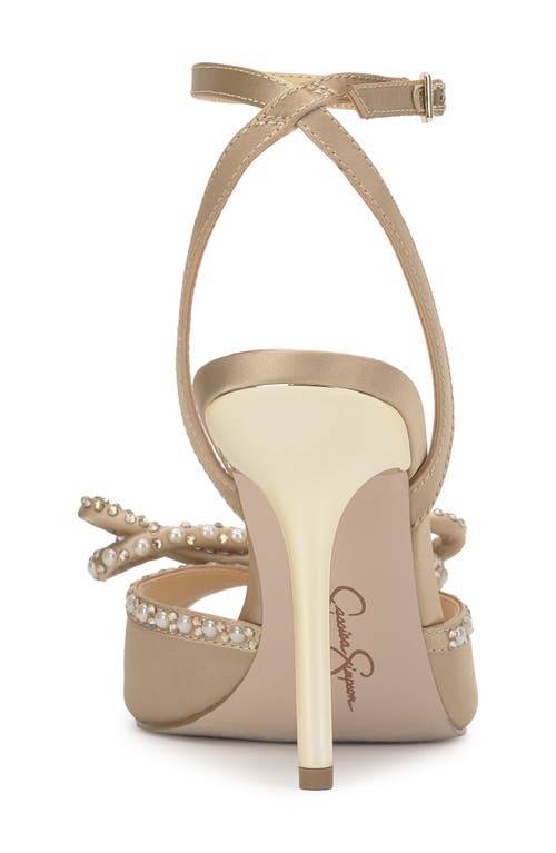 Jessica Simpson Nolira Bow Sandal In Gold