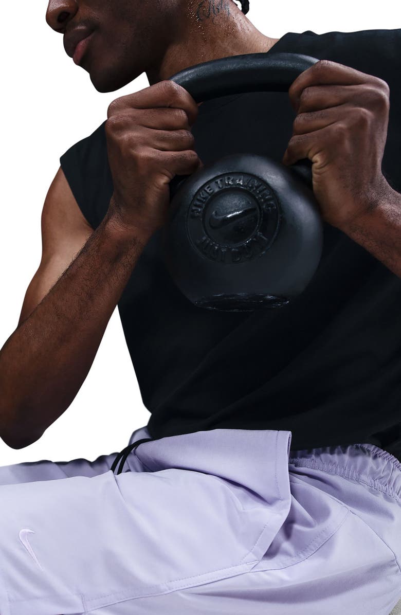 Nike Dri-FIT Unlimited 7-Inch Unlined Athletic Shorts, Alternate, color, Hydrangeas/ Black