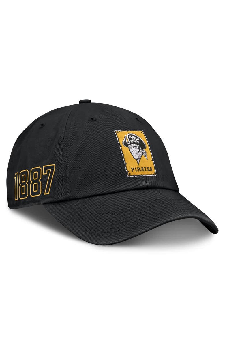Nike Men's Nike Black Pittsburgh Pirates Cooperstown Club Adjustable Hat, Main, color, Black