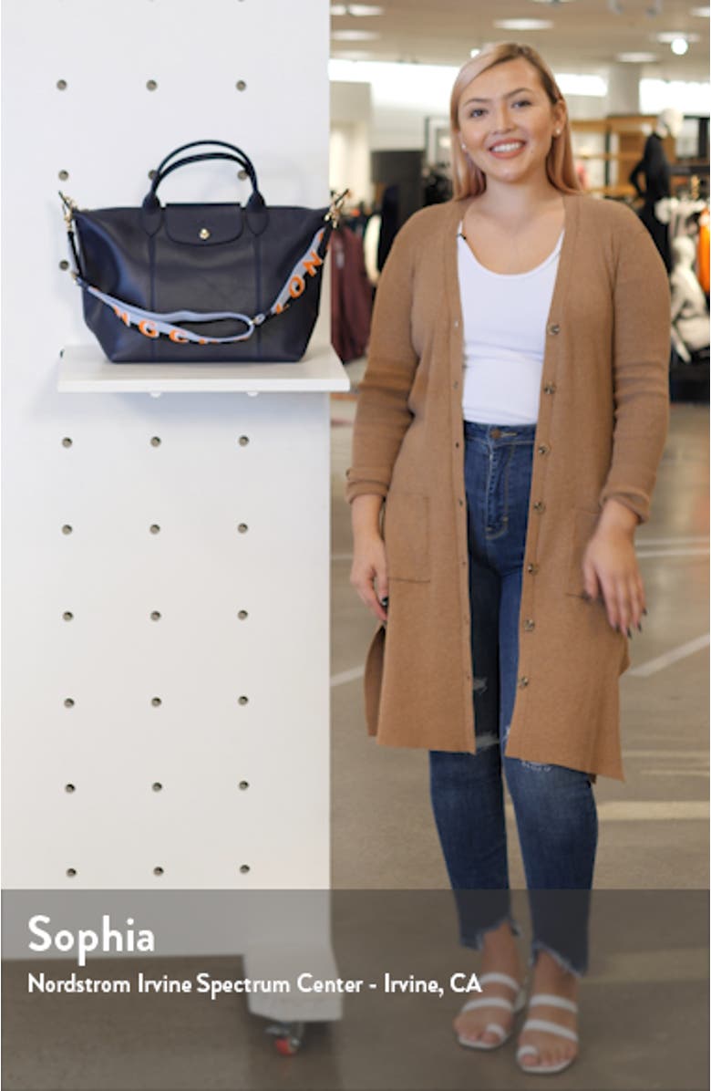 Le Pliage Cuir Lambskin Leather Tote, sales video thumbnail