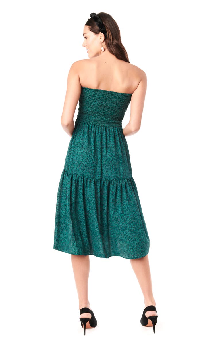 Loyal Hana Jessie Smock Layered Ruffle Maternity Maxi Skirt, Alternate, color, 