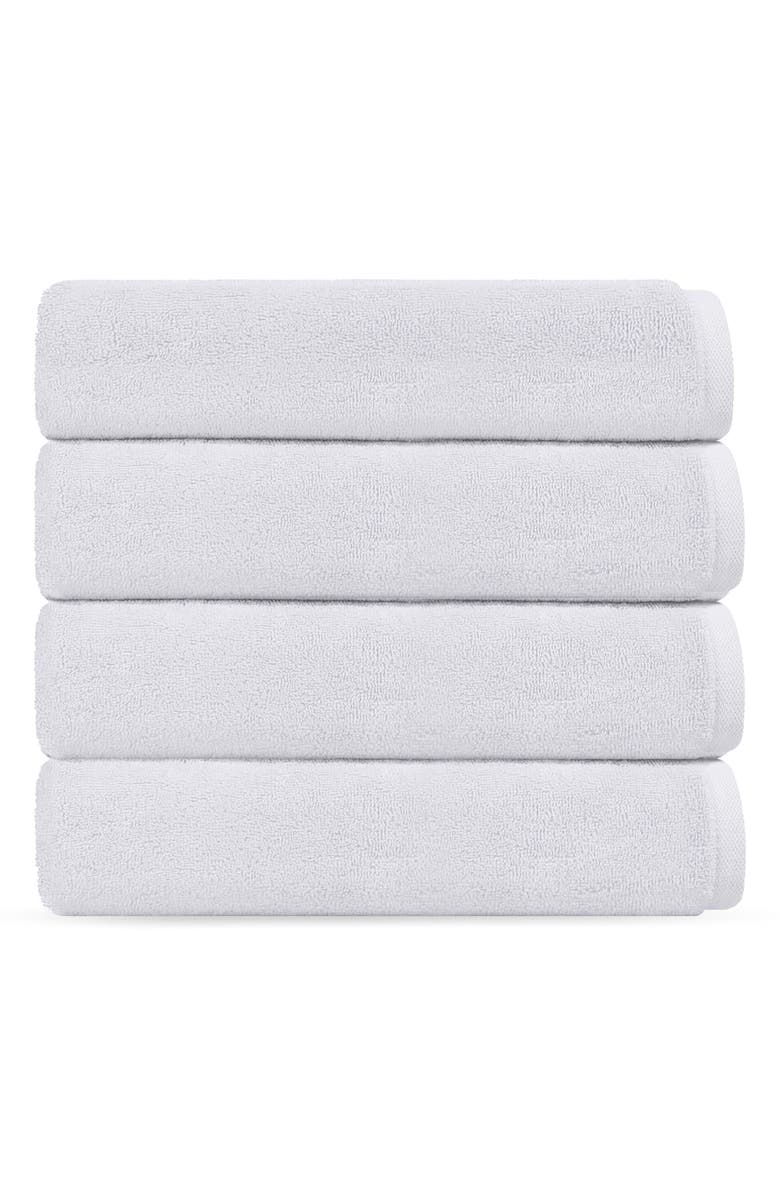 DePera Puresoft 4-Piece Turkish Cotton Bath Towel Set, Main, color, White