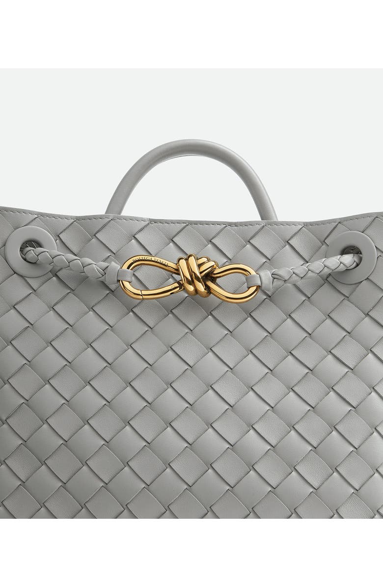 Bottega Veneta Small Andiamo Intrecciato Shoulder Bag, Alternate, color, 1505 Sterling-M B-Sterl