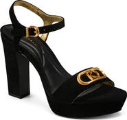 Donna Karan New York Shepard Ankle Strap Platform Sandal