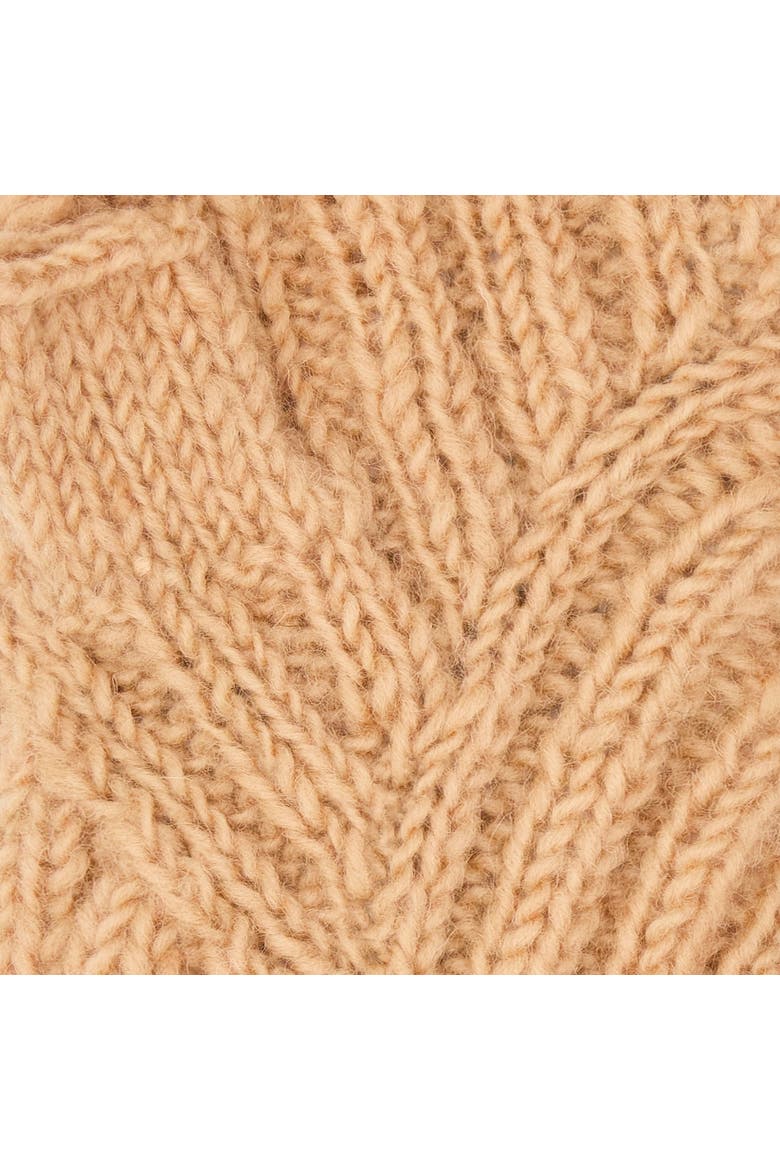Vienna Wool Half Mitten, Alternate, color, Sparrow
