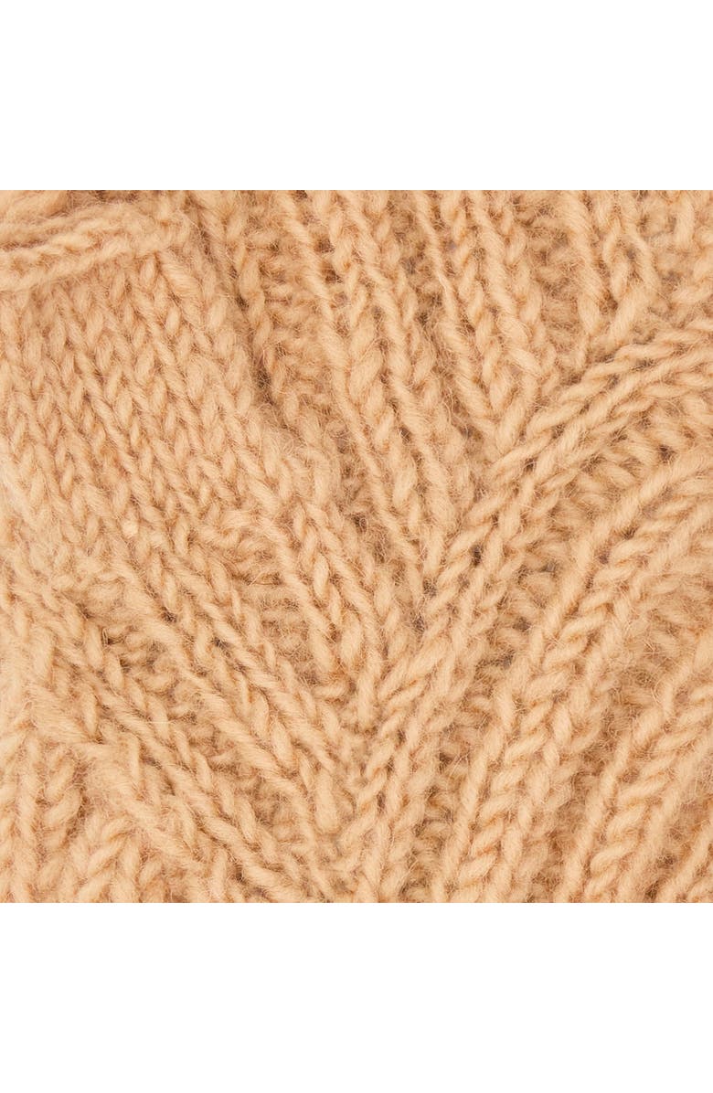 Feelgoodz Vienna Wool Half Mitten, Alternate, color, Sparrow