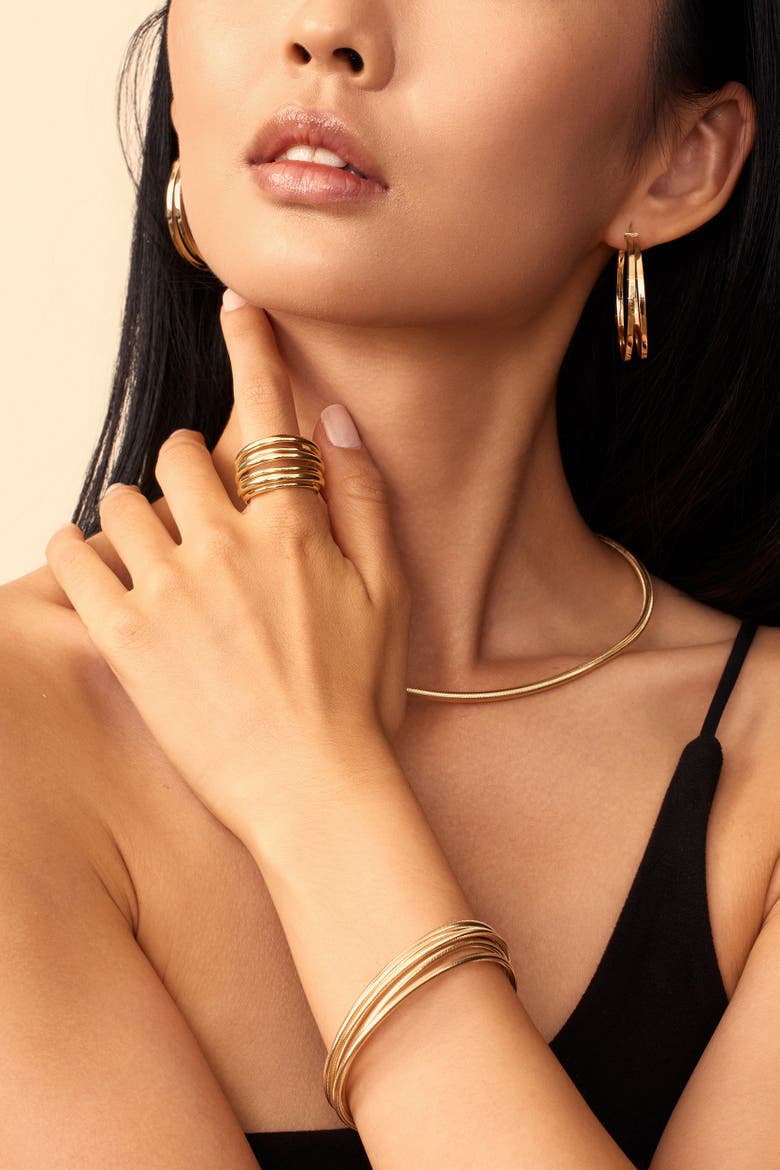 10K Yellow Gold Serenity Ring, Alternate, color, Yellow Gold