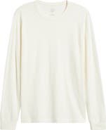 Treasure & Bond Long Sleeve Slub Cotton Crewneck T-Shirt