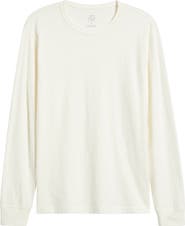 Treasure & Bond Long Sleeve Slub Cotton Crewneck T-Shirt