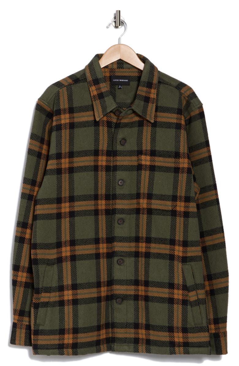 Lucky Brand Twill Shirt Jacket, Alternate, color,