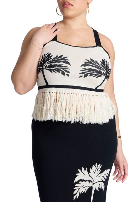 Fringe Crop Top (Plus Available)