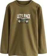 NEXT Kids' Let's Race Cotton Graphic T-Shirt