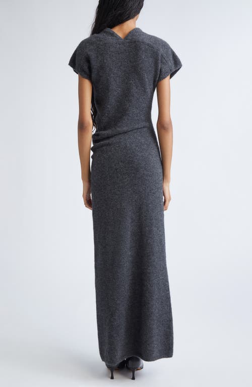 Proenza Schouler Abie Boiled Knit Sweater Dress In Gray
