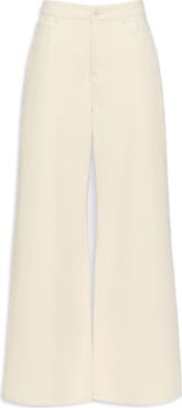 Weekend Max Mara Canneti Wide Leg Cotton Pants