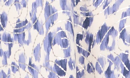 Halogenr Halogen(r) Print Halter Maxi Dress In Moonlight Blue